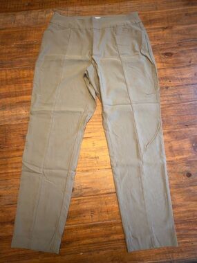Chico's So Slimming Brigitte Ankle Pants - Olive Green - Size 2 (US 12)